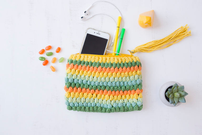 Clutch de algodón