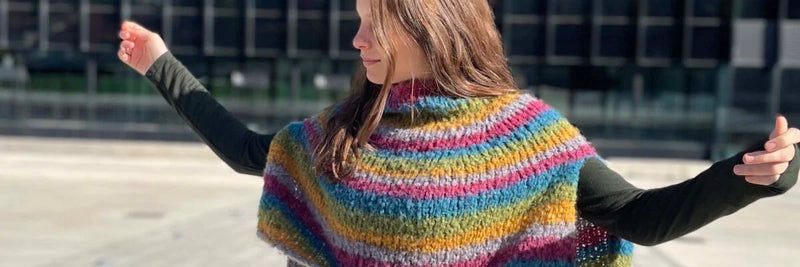 Poncho capa caleido