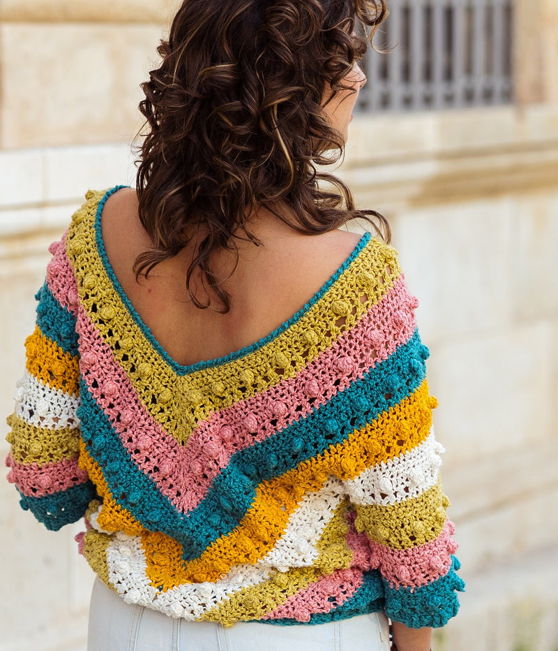 KIT JERSEY VEGA_POR OH MAMI CROCHET!  (VK120)